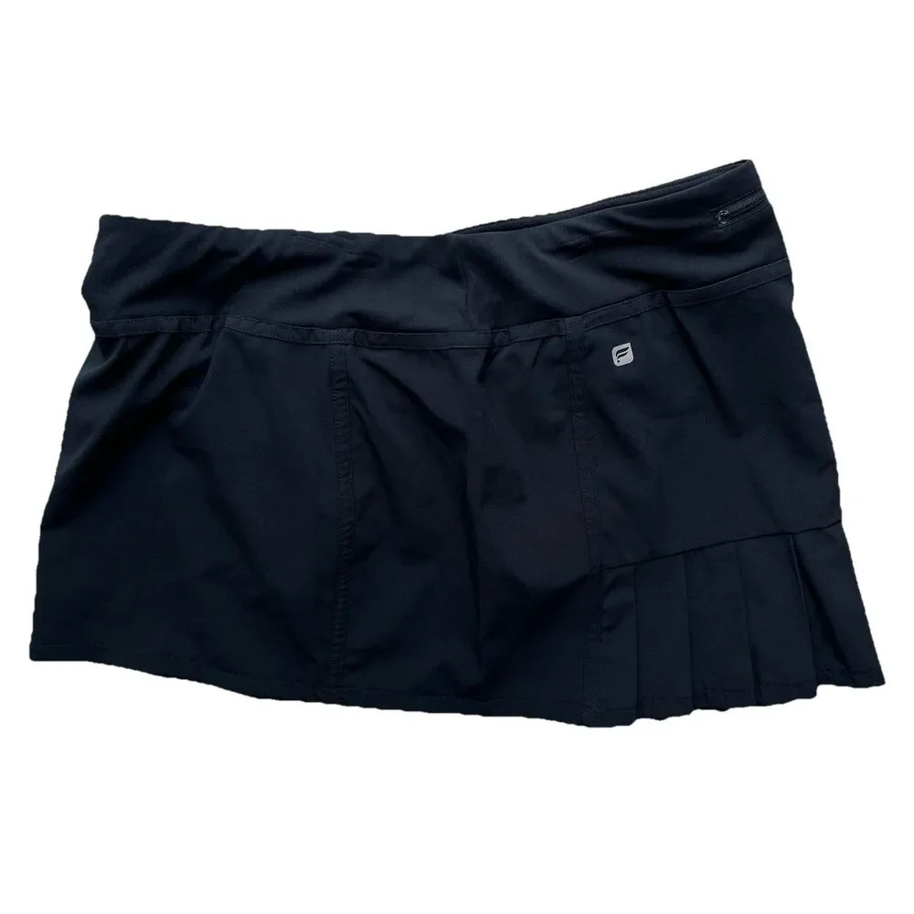 Fabletics Athletic Skirt Built In Shorts Stretch Lightweight Tennis Golf Skort L